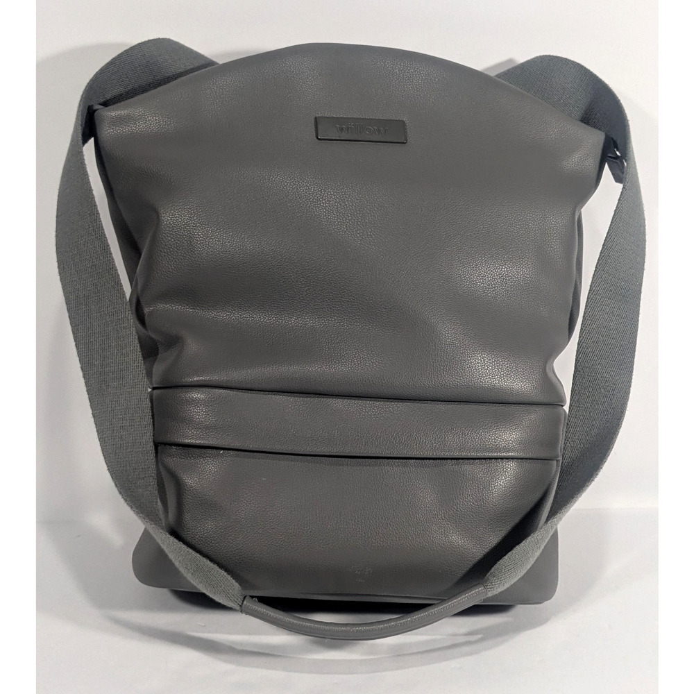 Willow pump anywhere bag grey vegan leather pumping backpack detachable cooler